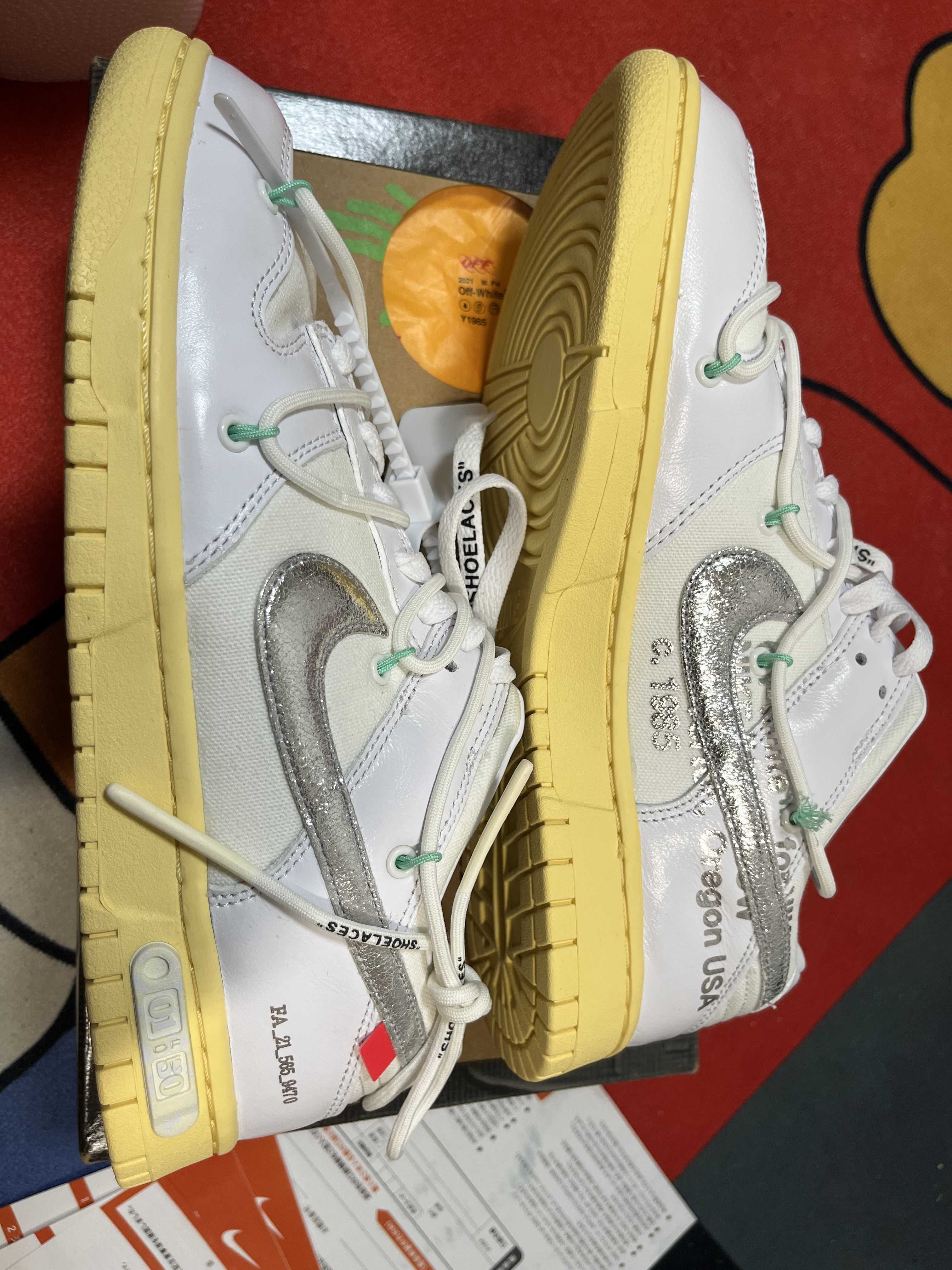 Off-White × Nike Dunk Low 1 of 50 "Lot.1"