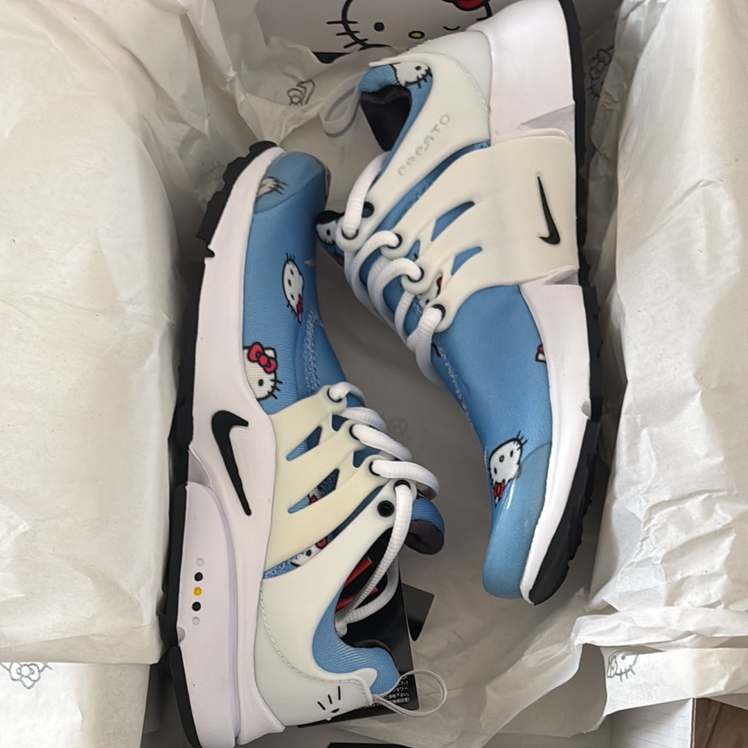 Hello Kitty × Nike Air Presto QS "University Blue/Black/White"