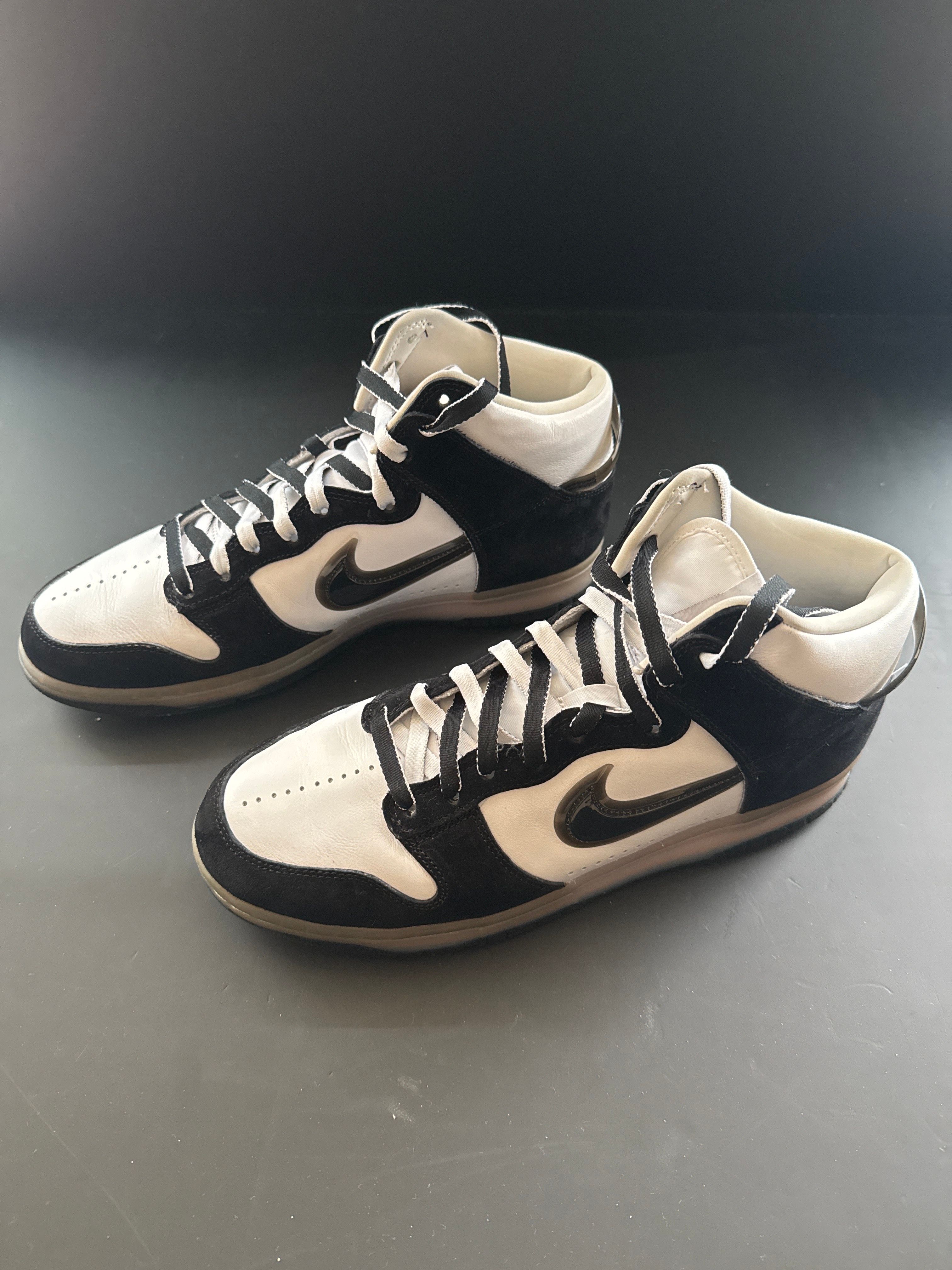 SLAM JAM x NIKE DUNK HIGH "WHITE/CLEAR BLACK"