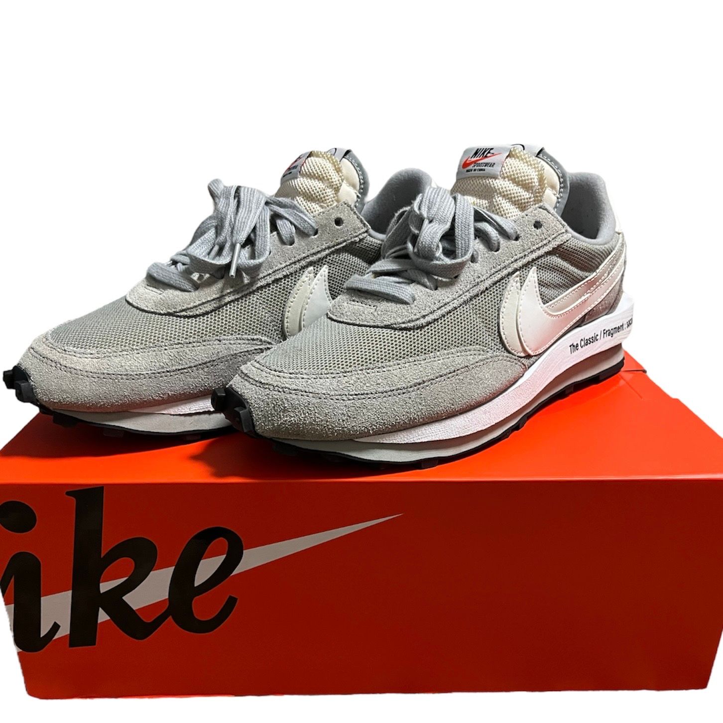 Fragment × sacai × Nike LD Waffle "Light Smoke Grey"