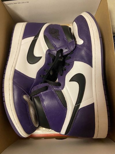 Nike Air Jordan 1 Retro High OG "Court Purple White/Black" (2020)