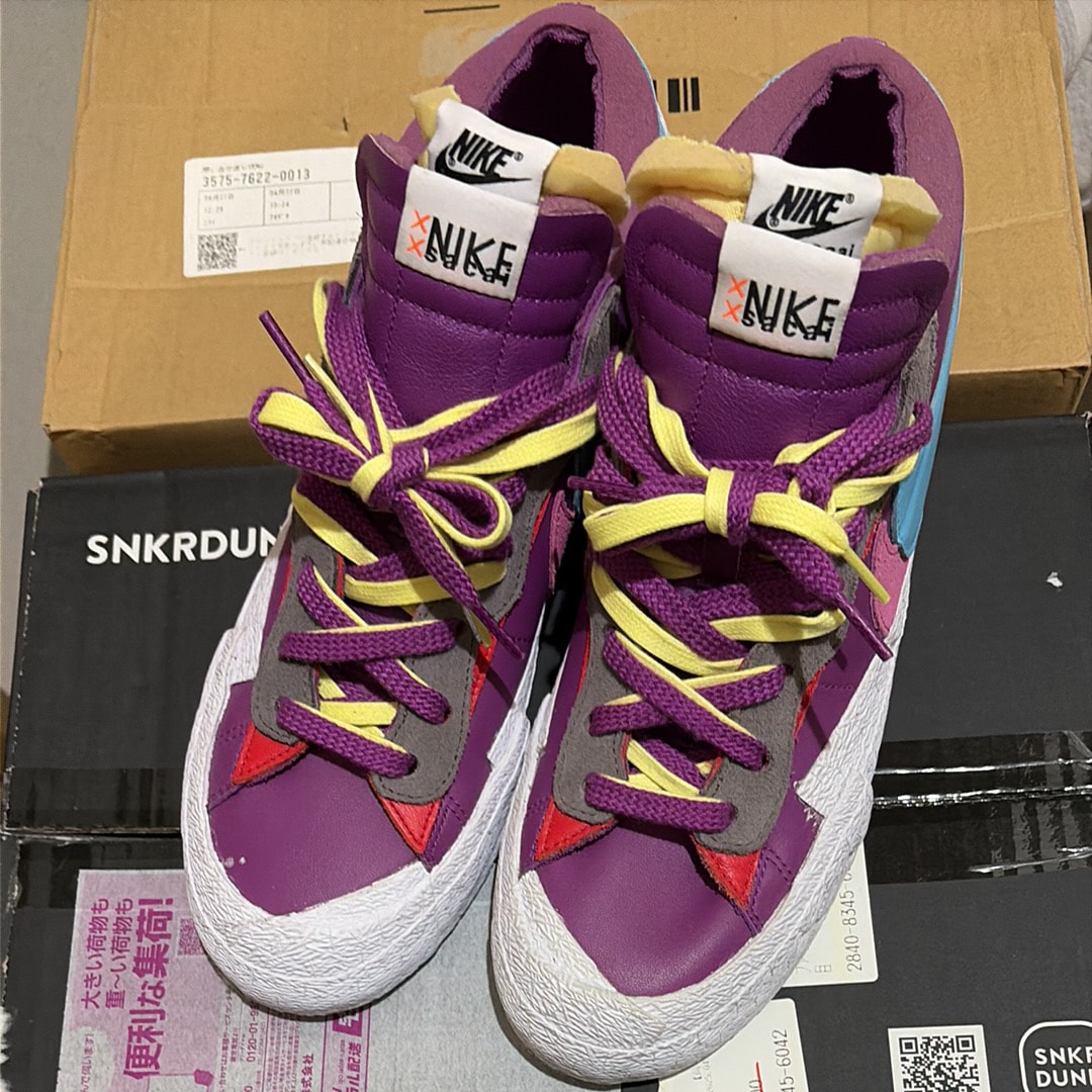 KAWS × sacai × Nike Blazer Low "Purple Dusk"
