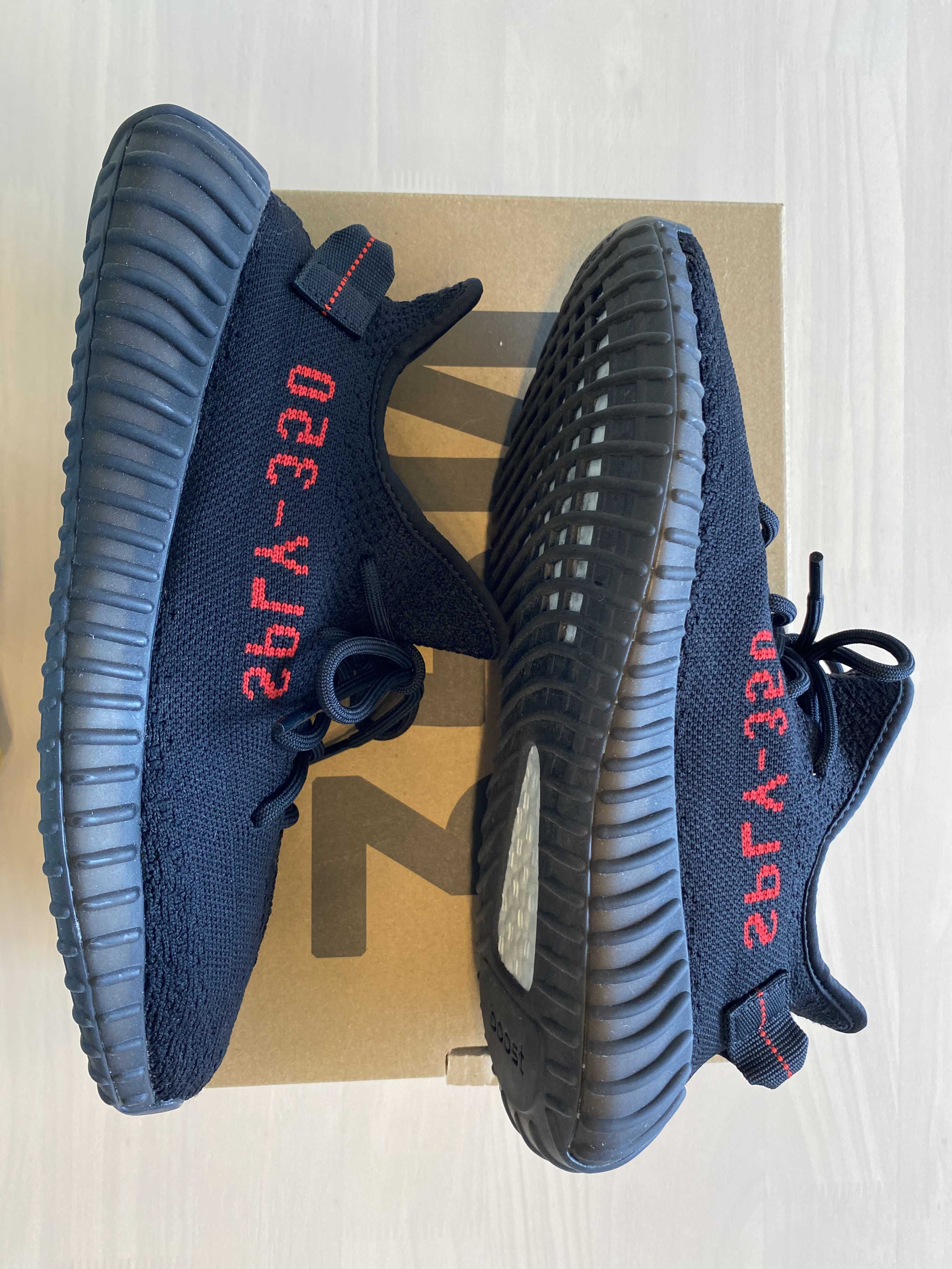 adidas YEEZY Boost 350 V2 "Core Black/Red" (2020)