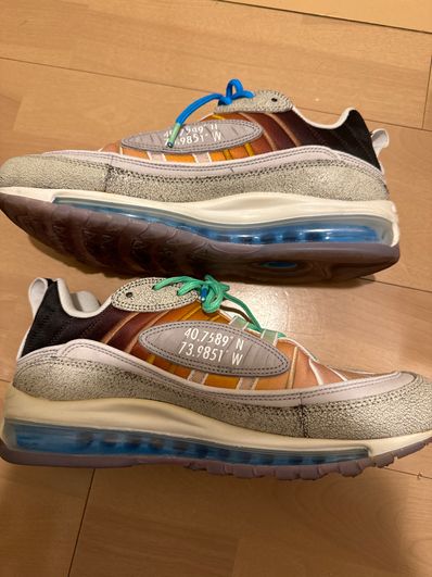 Nike GS Air Max On-Air "Vast Grey/Electro Green"