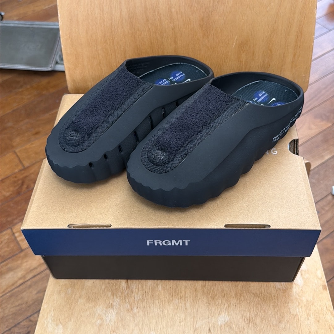 fragment design × Nike Mind 001 Mules "Black"