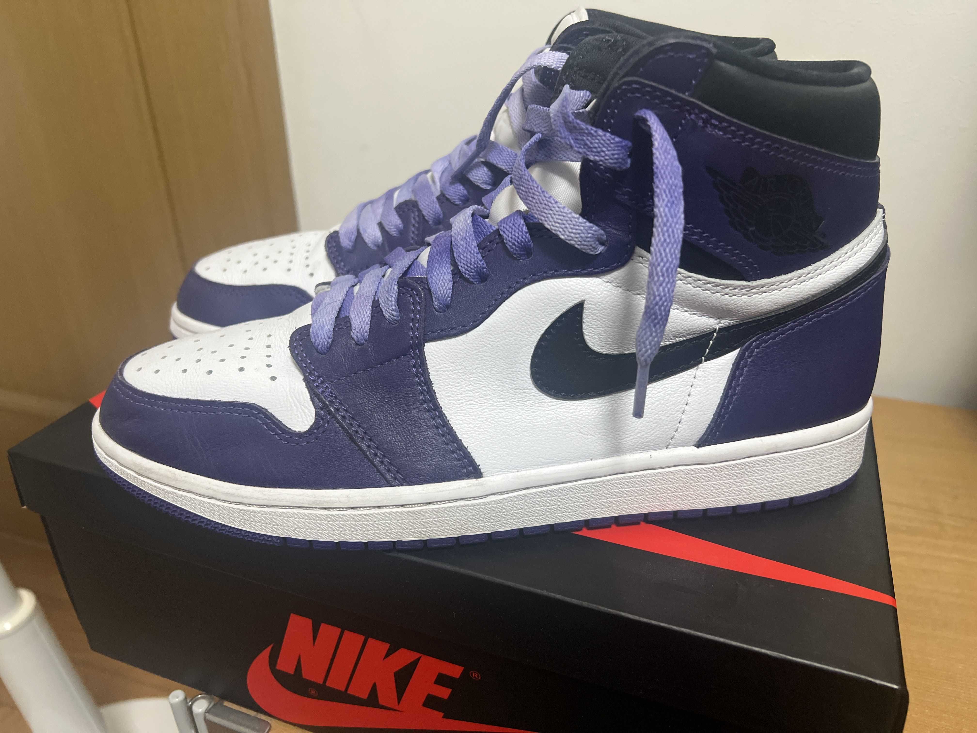 Nike Air Jordan 1 Retro High OG "Court Purple White/Black" (2020)   