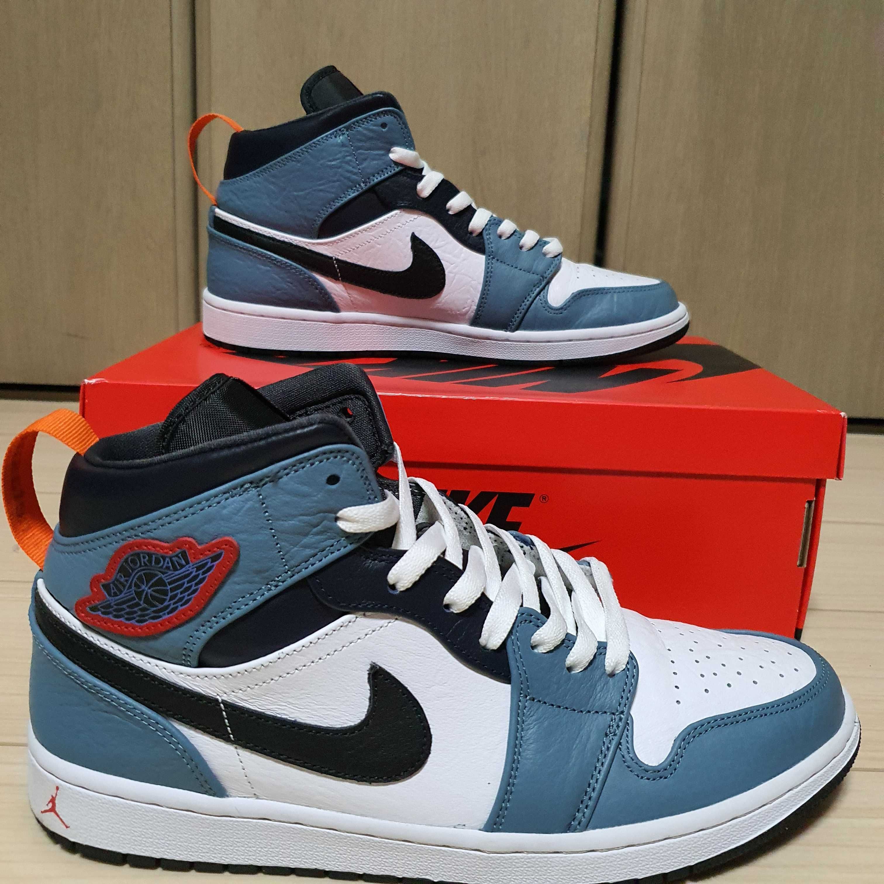 FACETASM × Nike Air Jordan 1 Mid "White/Navy"