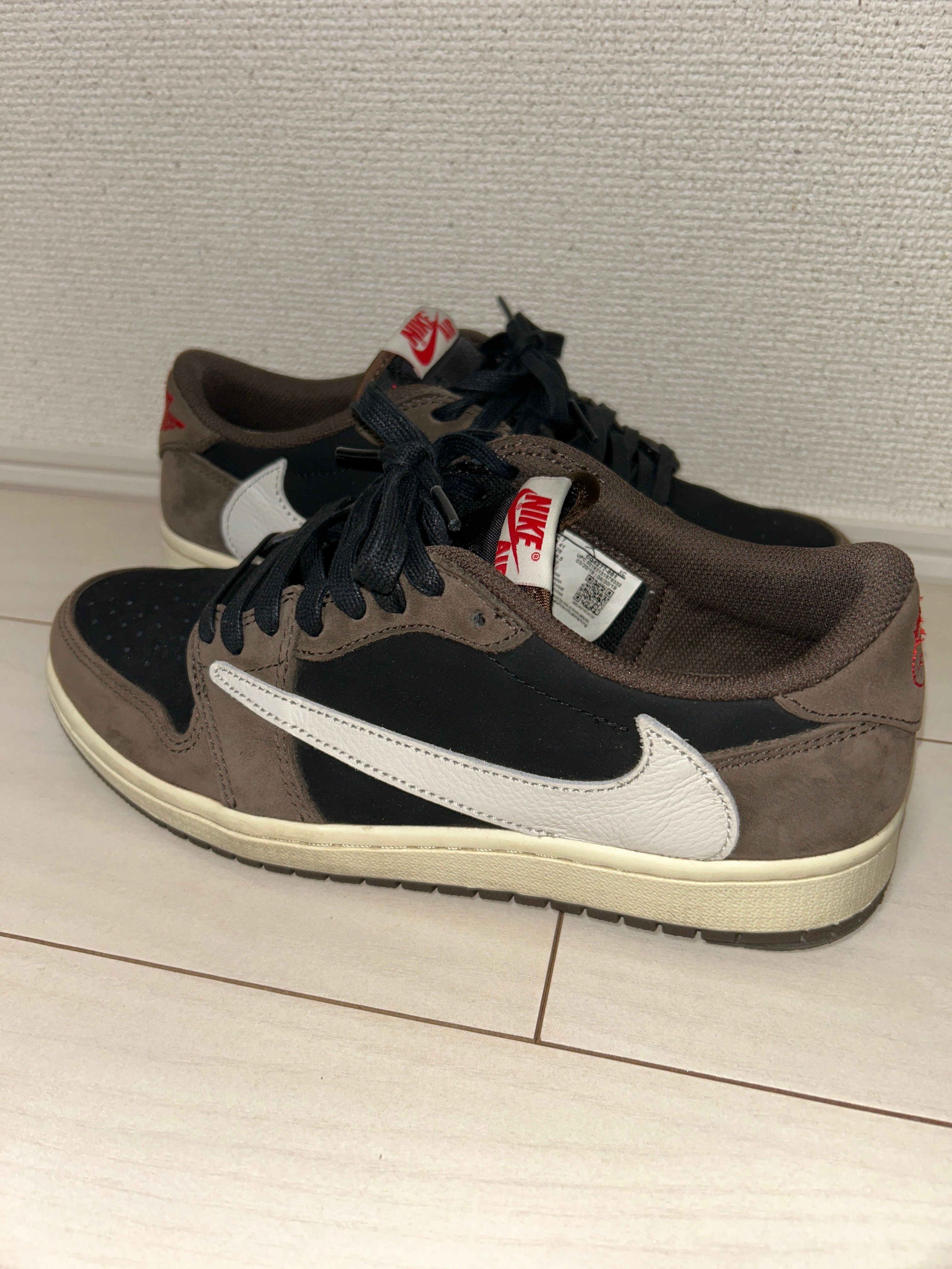 Travis Scott × Nike Air Jordan 1 Low OG SP-T "Black/Dark Mocha"