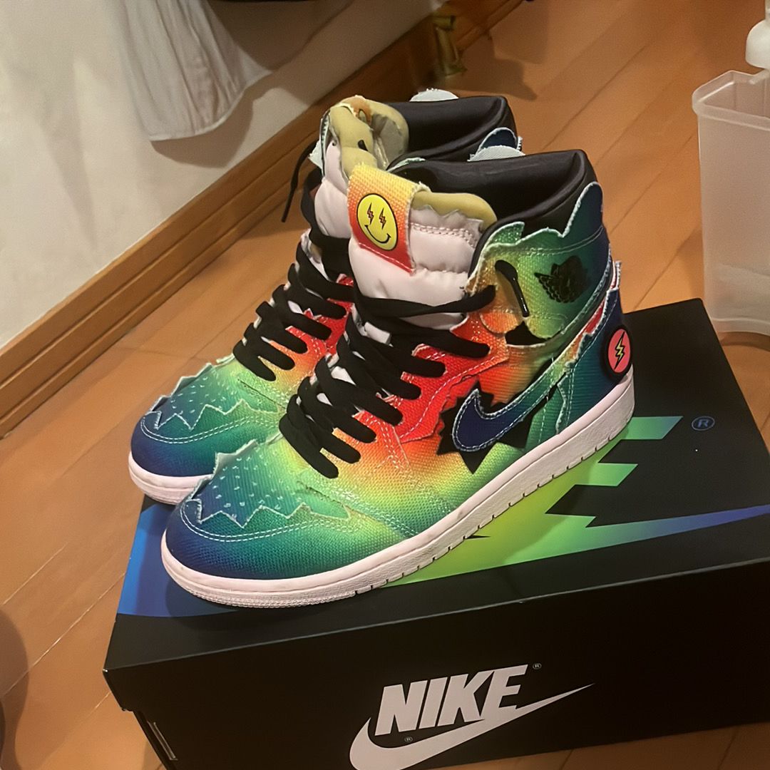 J Balvin × Nike Air Jordan 1 High OG "Rainbow"