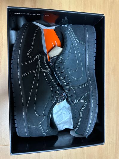 Travis Scott × Nike Air Jordan 1 Low OG SP "Black Phantom"