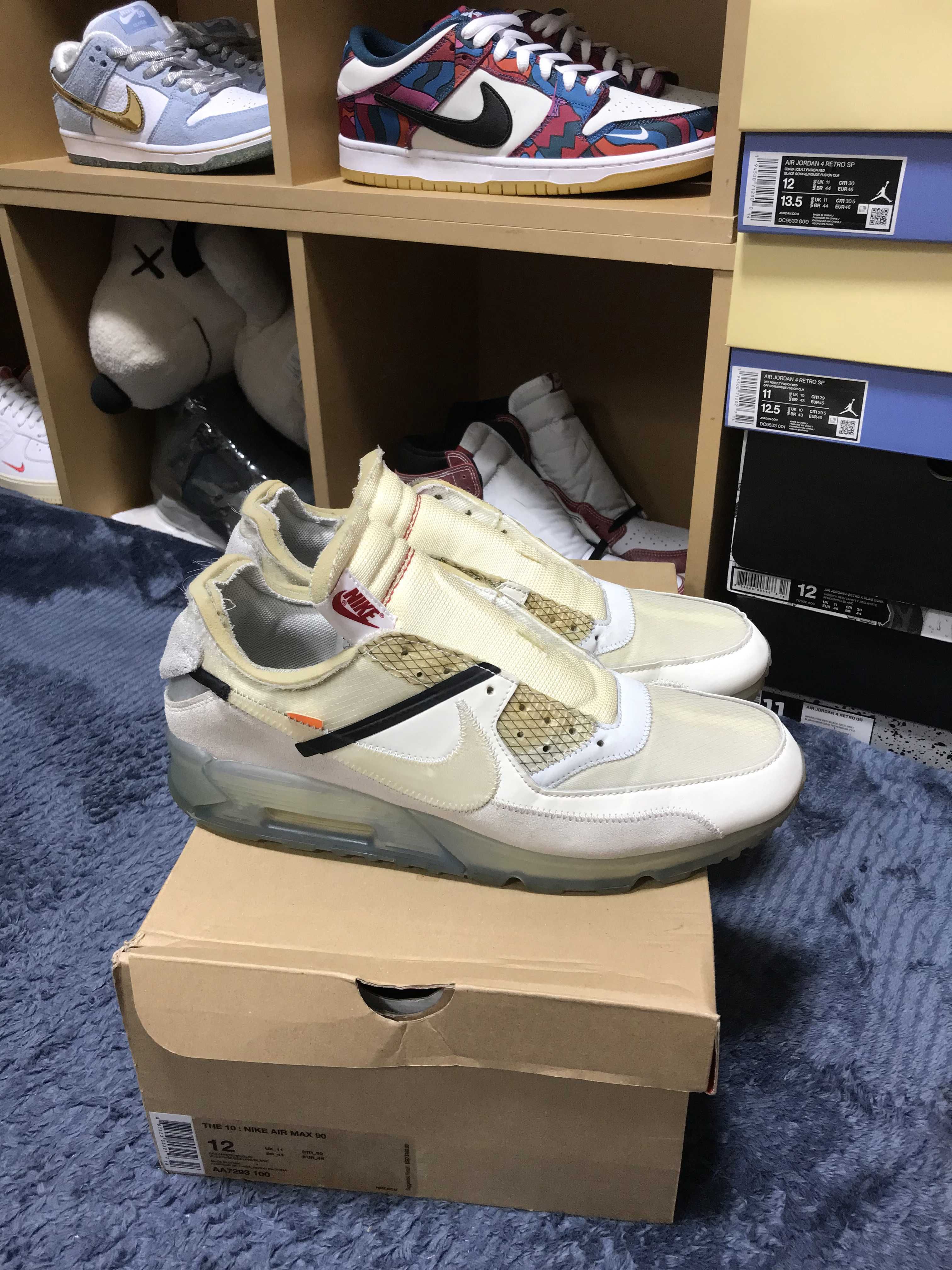 Off-White × Nike Air Max 90 "The 10/Sail"