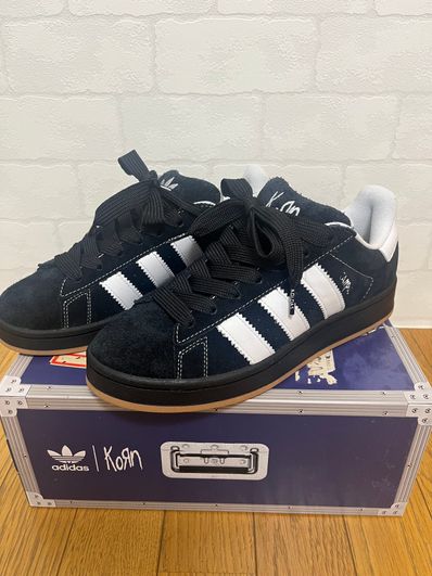 Korn × adidas Campus 00s "Black/White Gum"