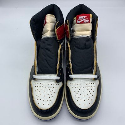 fragment design × UNION × Nike Air Jordan 1 High OG "Black/Varsity Red"