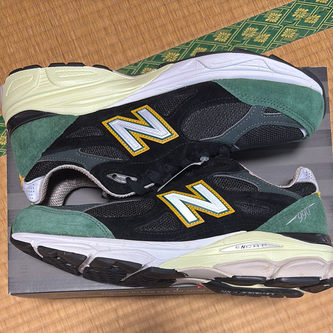 New Balance 990V3 "Black/Green/Yellow"