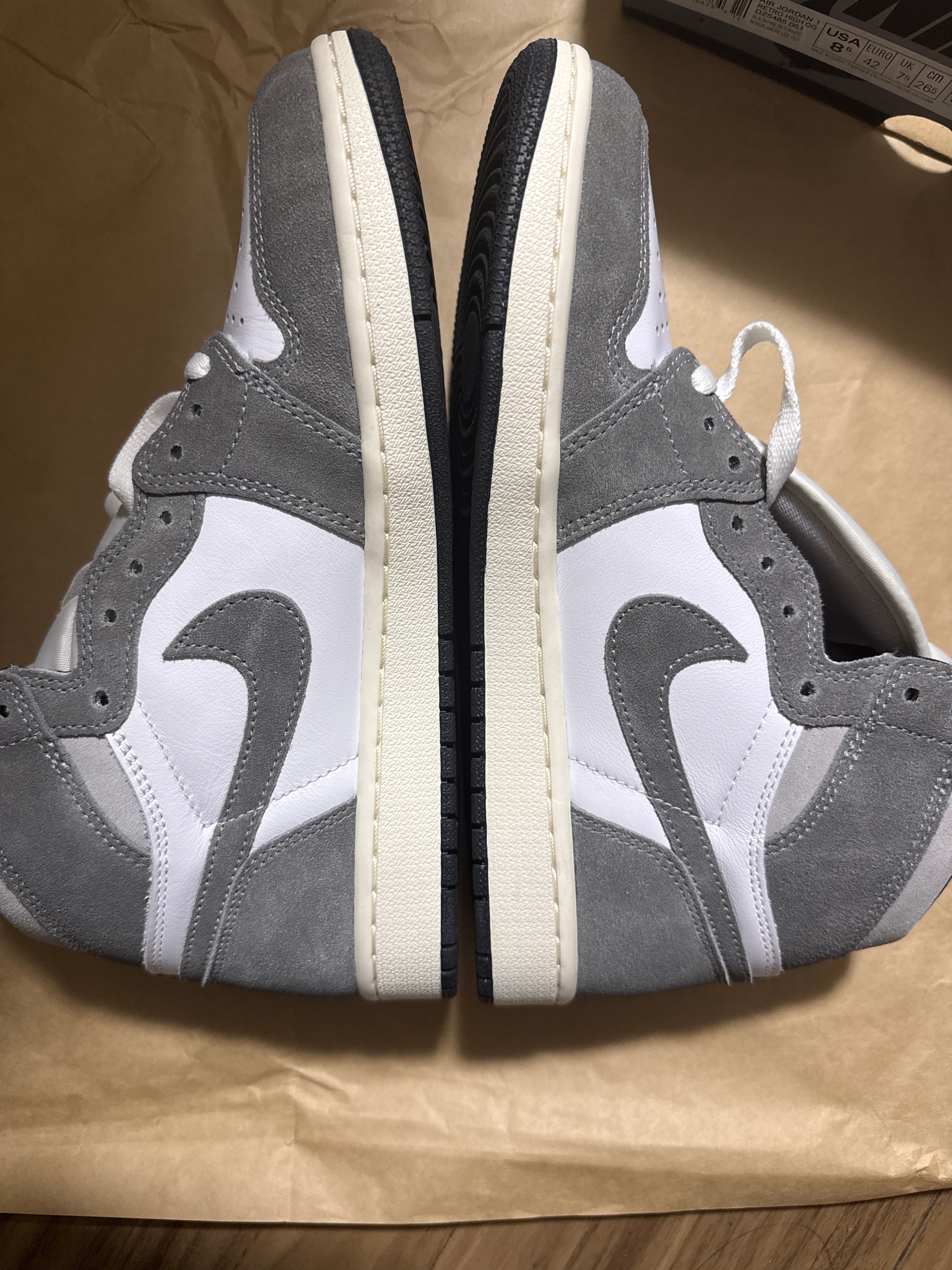 Nike Air Jordan 1 Retro High OG "Black and Smoke Grey"