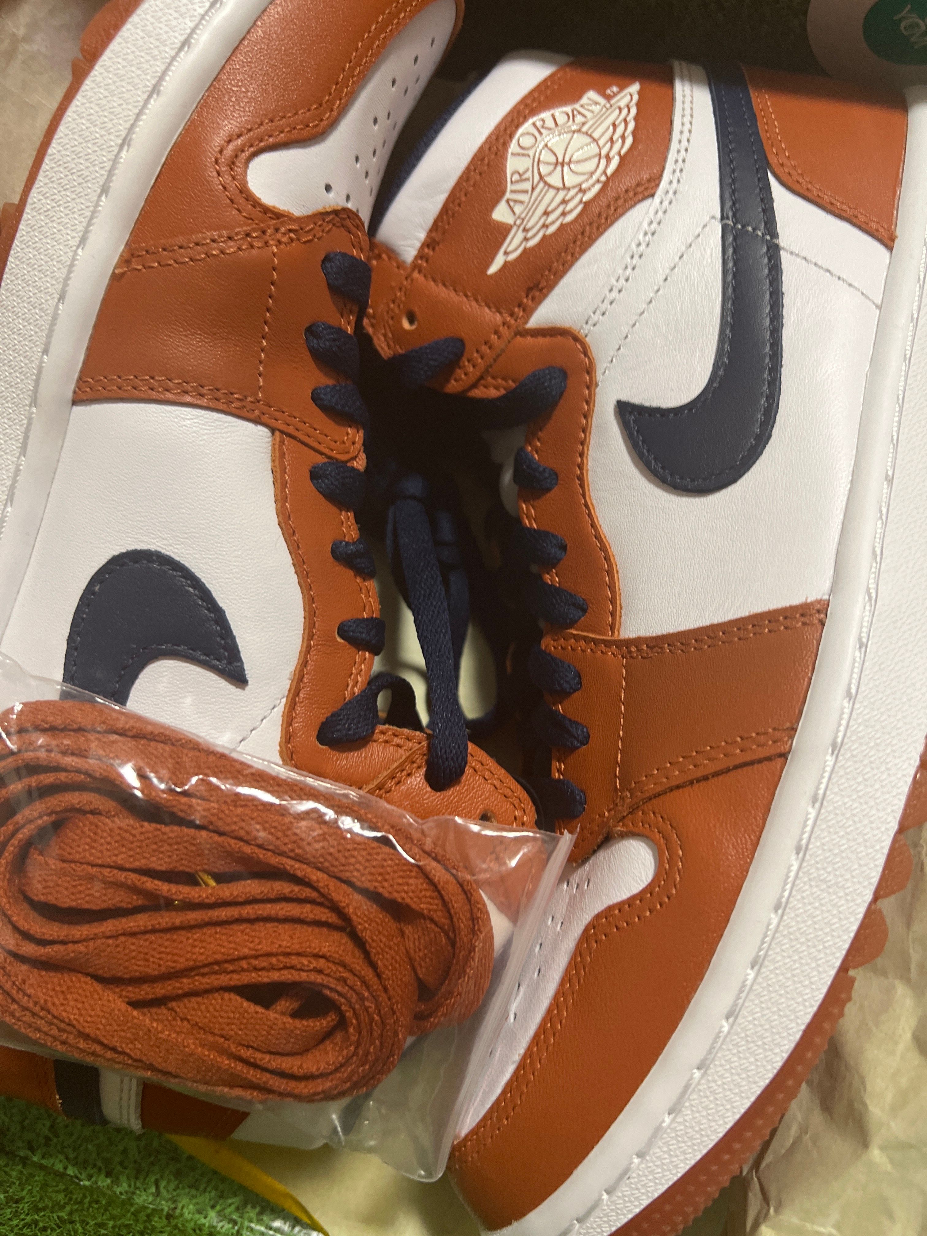 Eastside Golf × Nike Air Jordan 1 High Golf "Burnt Sunrise/Midnight Navy"