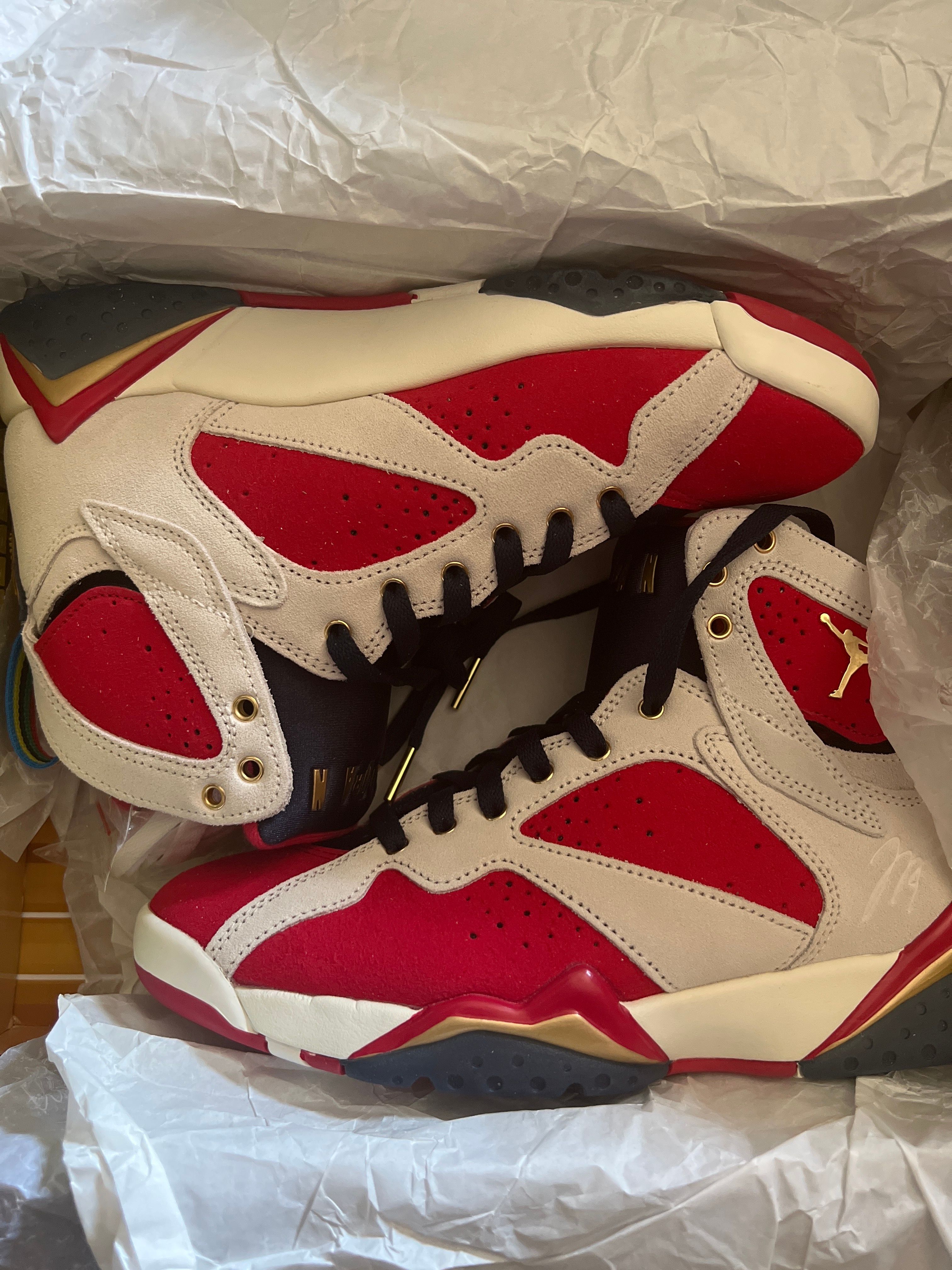 Trophy Room × Nike Air Jordan 7 "True Red and Obsidian"