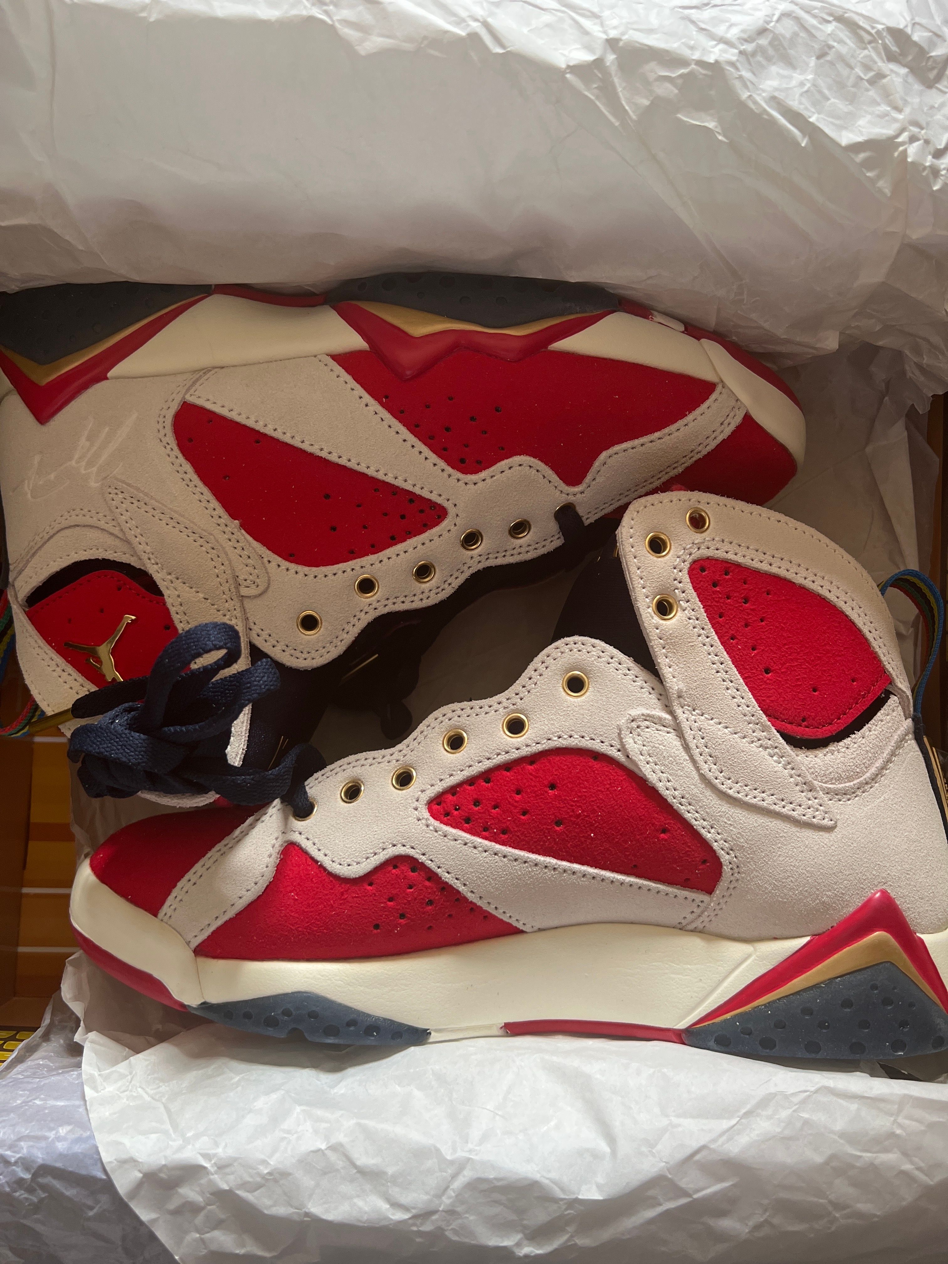 Trophy Room × Nike Air Jordan 7 "True Red and Obsidian"