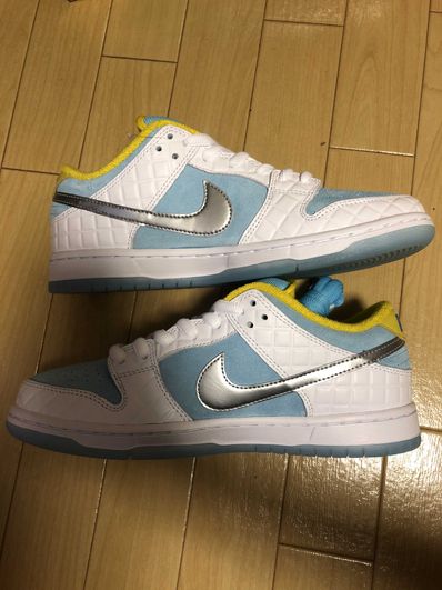 FTC × Nike SB Dunk Low "White/Blue"