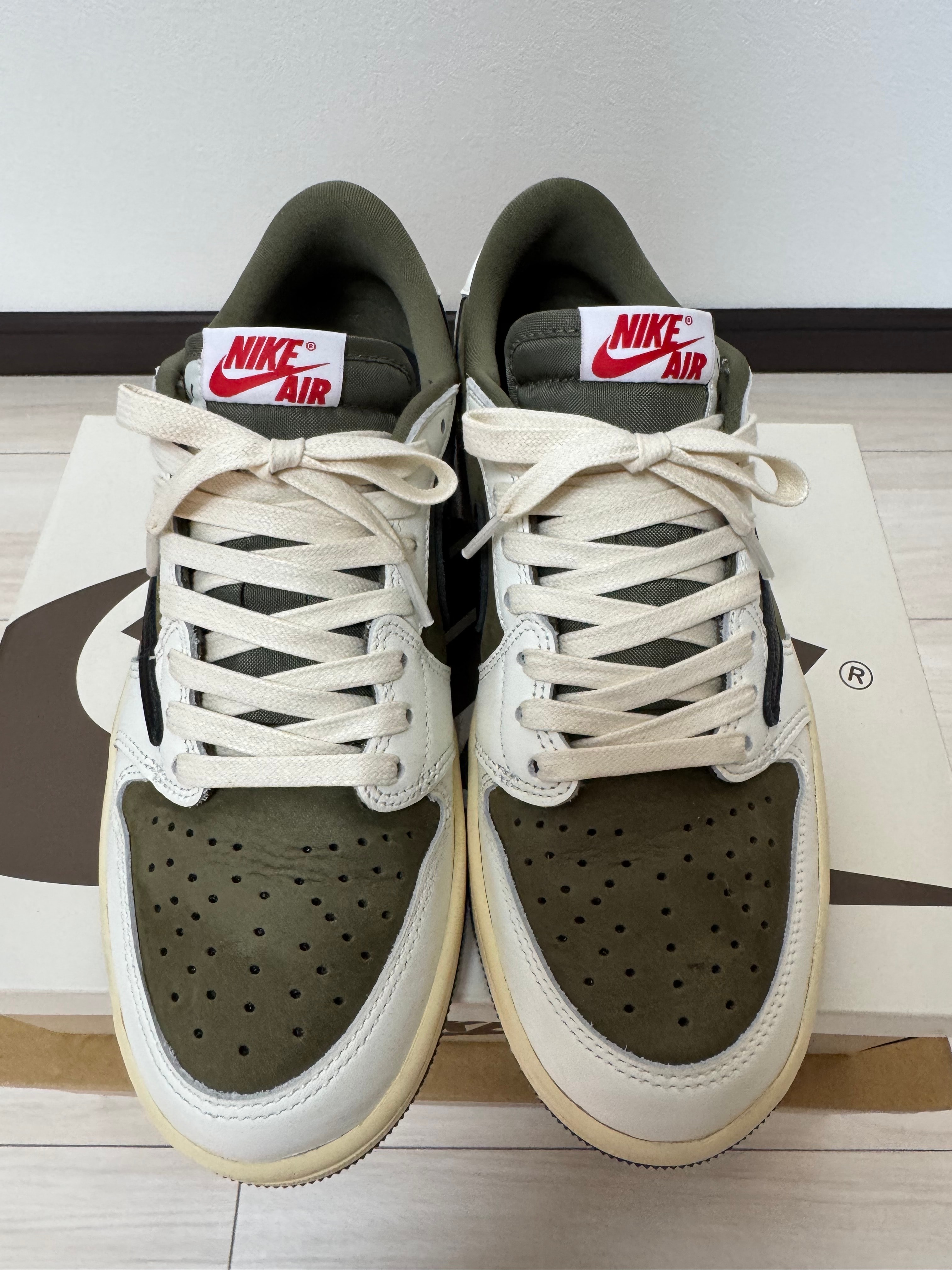Travis Scott × Nike Air Jordan 1 Low OG SP "Reverse Olive"