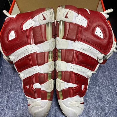 NIKE AIR MORE UPTEMPO "WHITE/VARSITY RED" (2021)