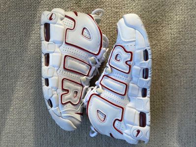 NIKE AIR MORE UPTEMPO "WHITE/VARSITY RED" (2021)