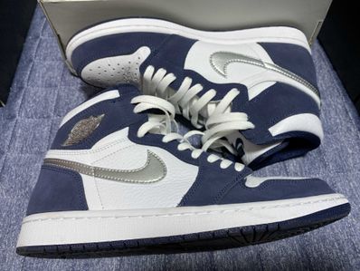 Nike Air Jordan 1 High OG CO.JP "White/Midnight Navy" (2020) (Standard Box)