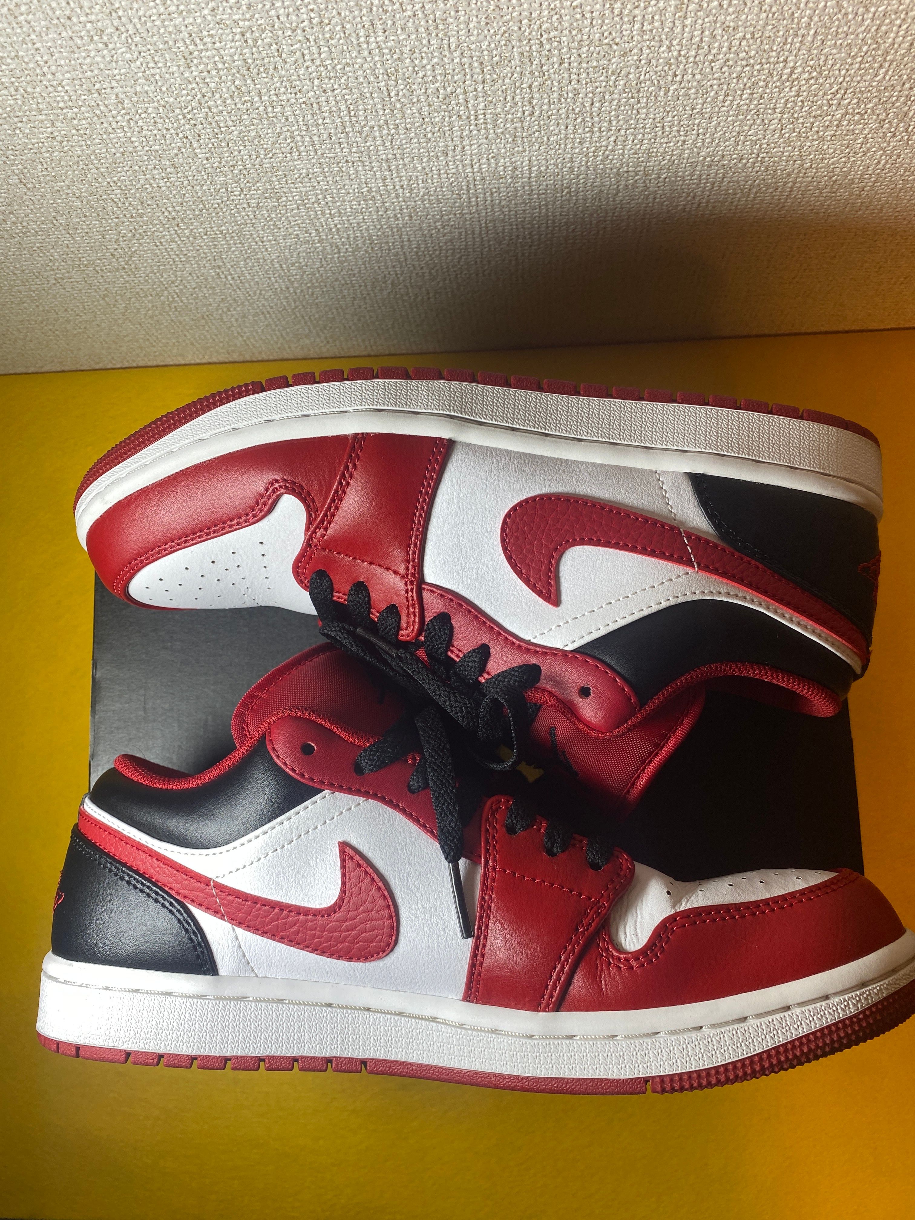 Nike Air Jordan 1 Low "White/Gym Red/Black"