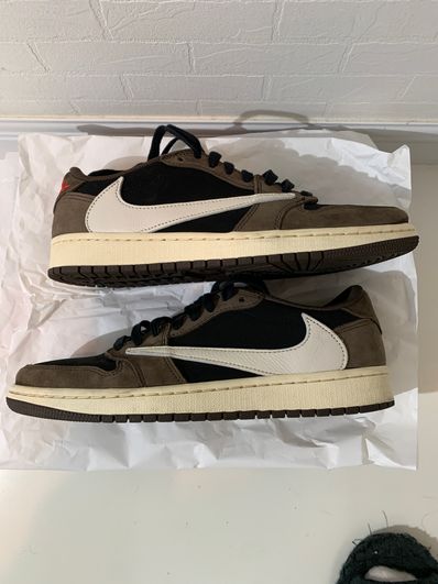 Travis Scott × Nike Air Jordan 1 Low OG SP-T "Black/Dark Mocha"