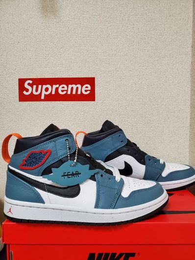 FACETASM × Nike Air Jordan 1 Mid "White/Navy"