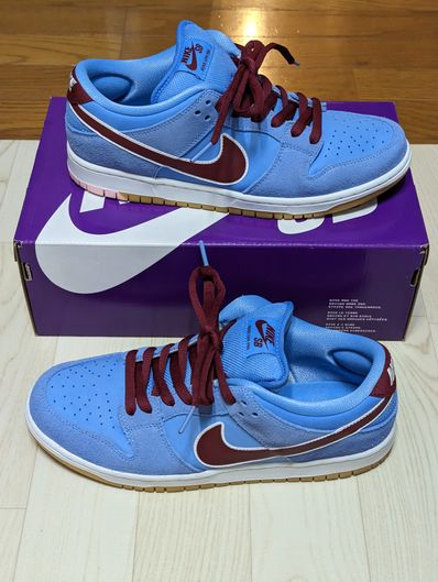Nike SB Dunk Low Pro "Philadelphia Phillies/Valor Blue and Team Maroon"