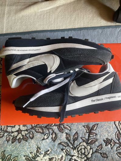 Fragment × sacai × Nike LD Waffle "Blackended Blue"