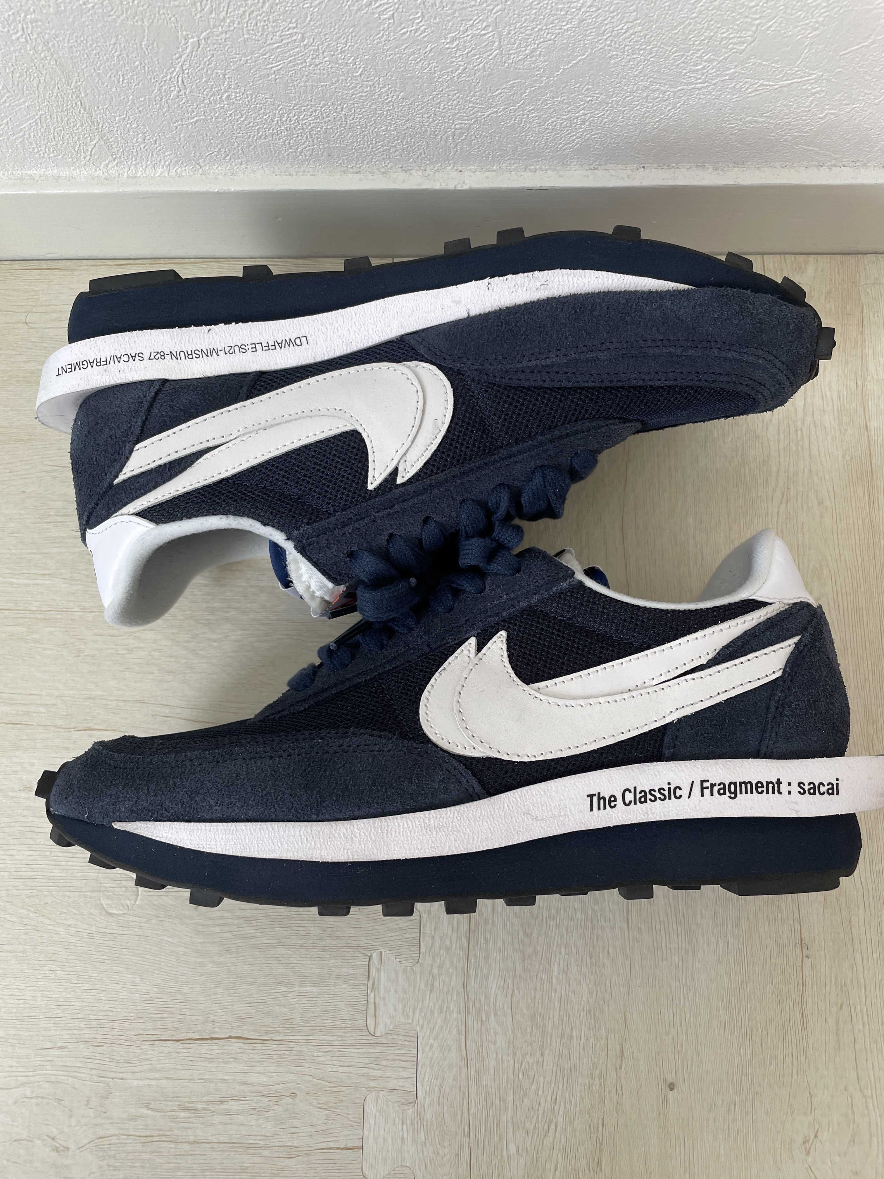 Fragment × sacai × Nike LD Waffle "Blackended Blue"