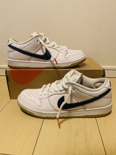 Nike SB Dunk Low "Orange Label White Navy"