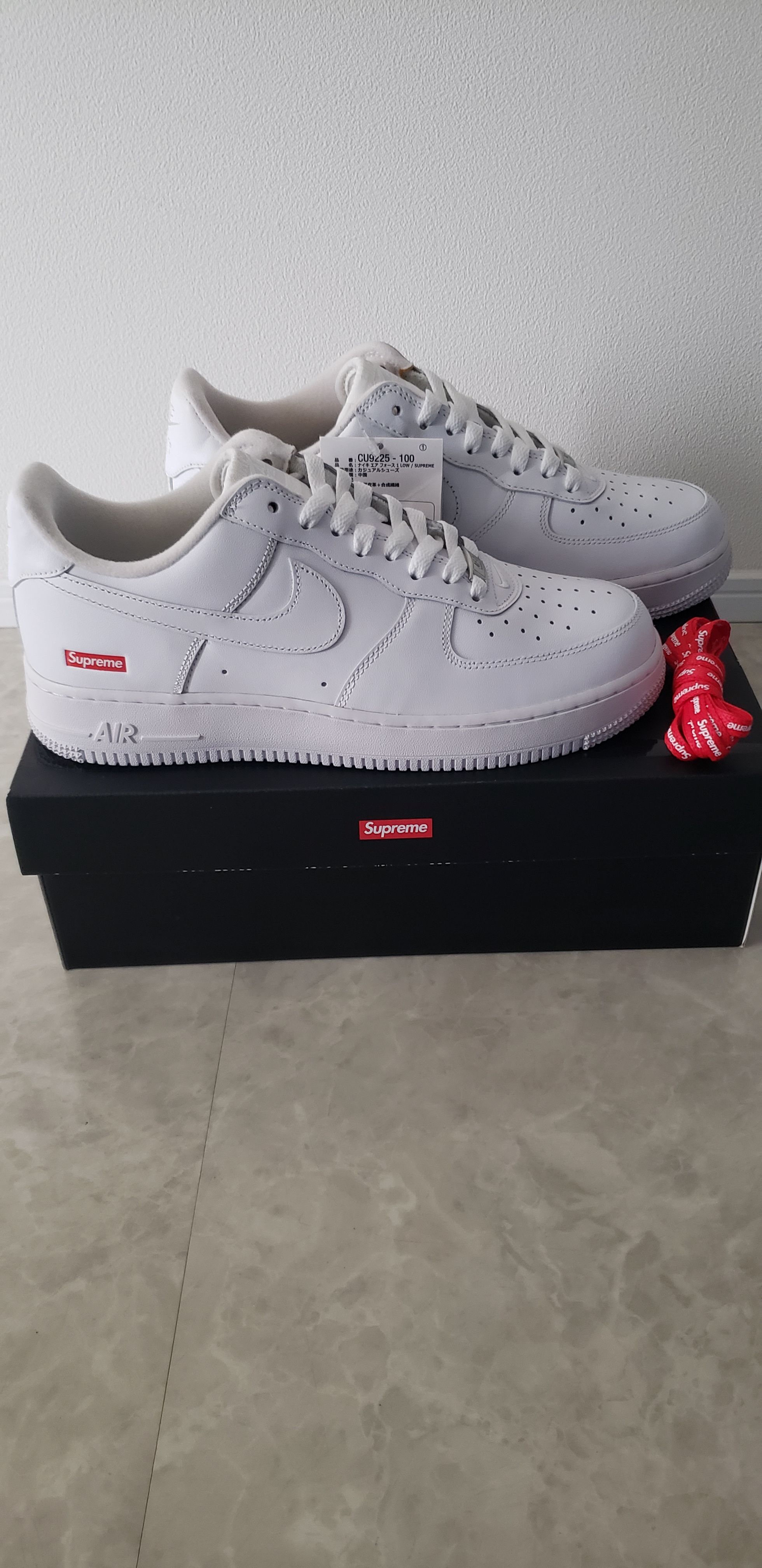 Supreme × Nike Air Force 1 Low "White"