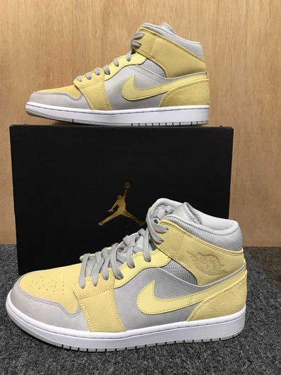 Nike Air Jordan 1 Mid "Mixed Textures Yellow"