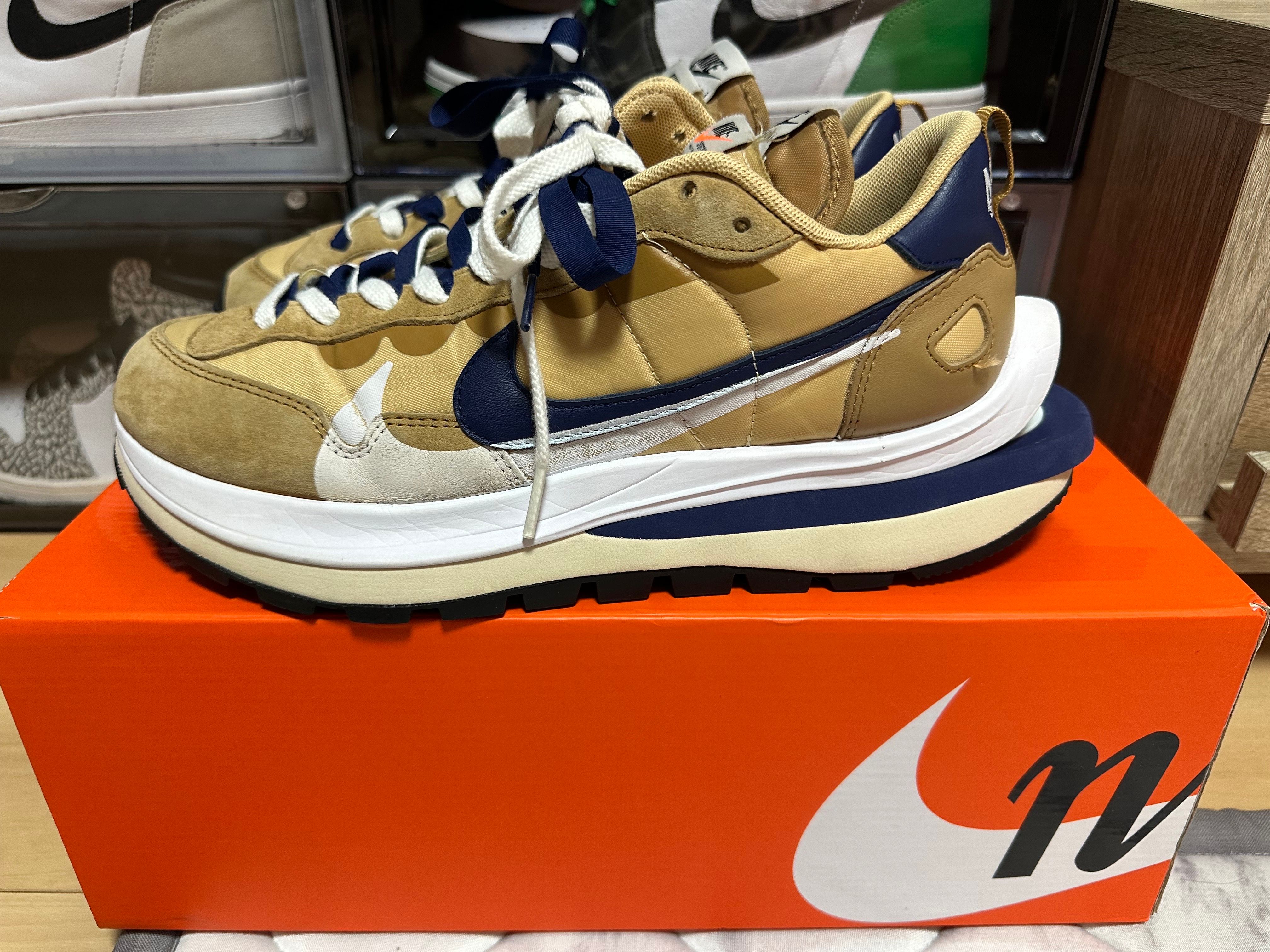 Sacai × Nike Vapor Waffle "Sesame And Blue Void"