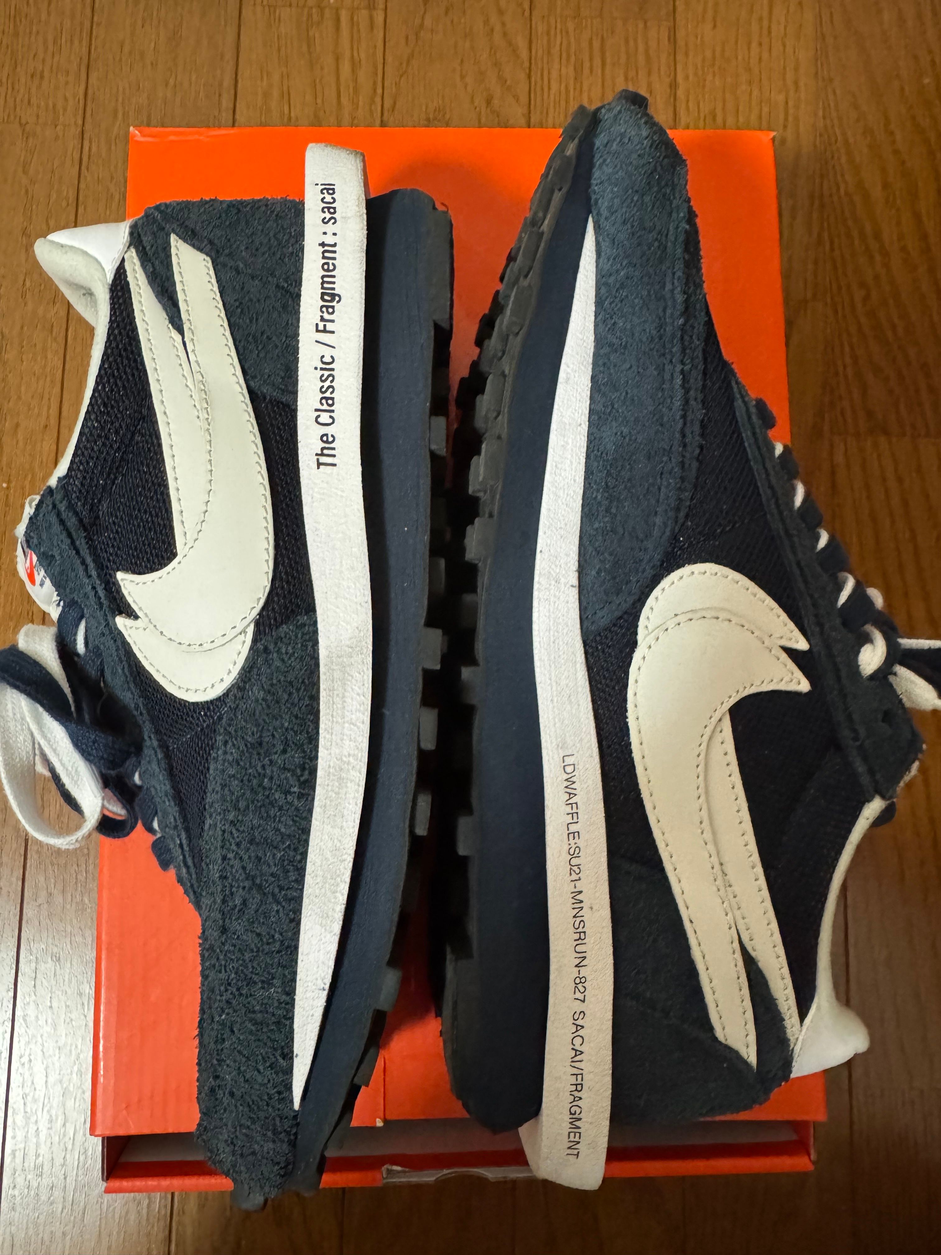 Fragment × sacai × Nike LD Waffle "Blackended Blue"