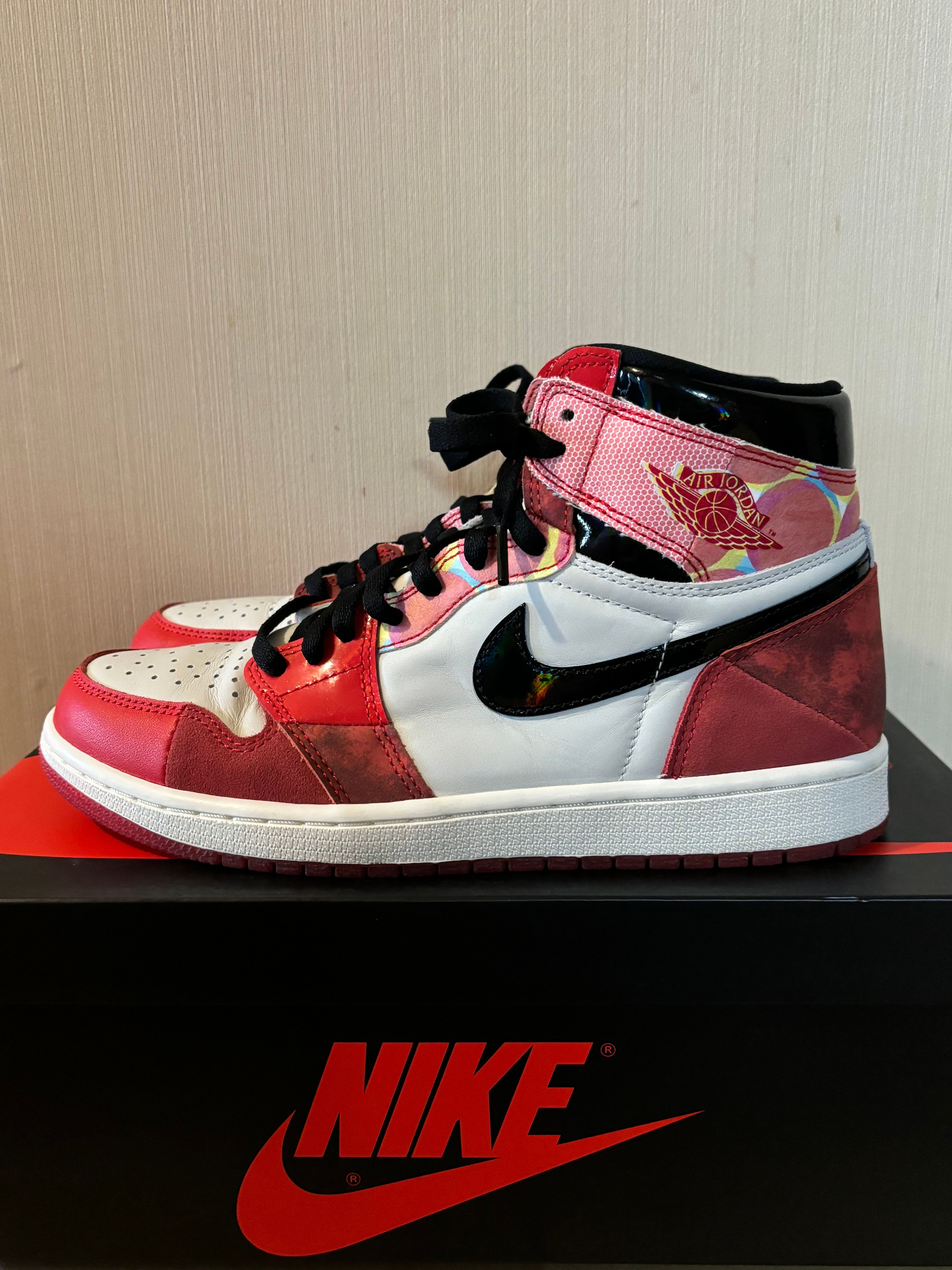 Spider-Man × Nike Air Jordan 1 Retro High OG SP "Spider-Man: Across the Spider-Verse/University Red"