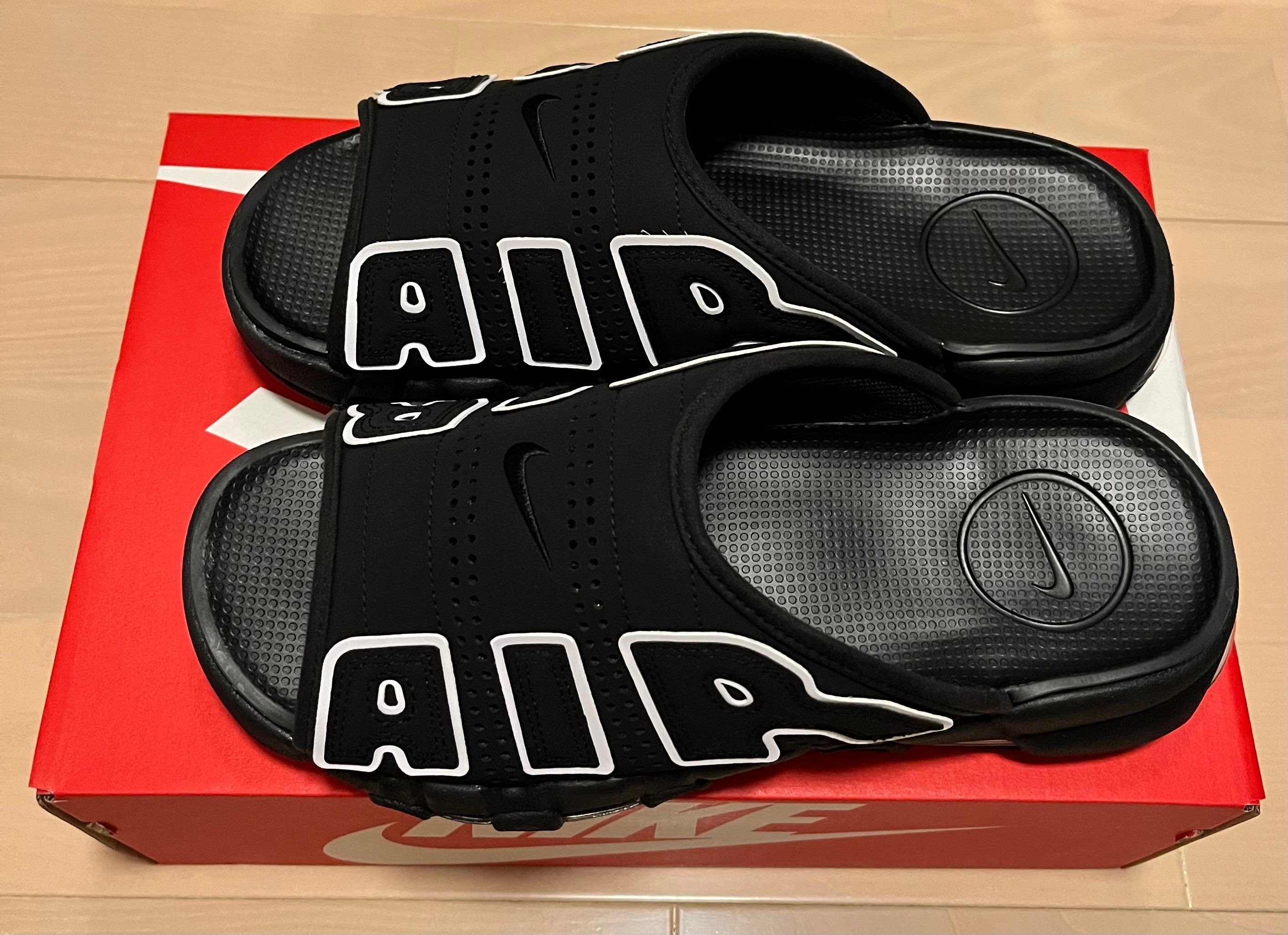 Nike Air More Uptempo Slide "Black" (DV2132-001/DV2137-001)