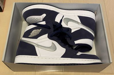 Nike Air Jordan 1 High OG CO.JP "White/Midnight Navy" (2020)(ブリーフケースなし)