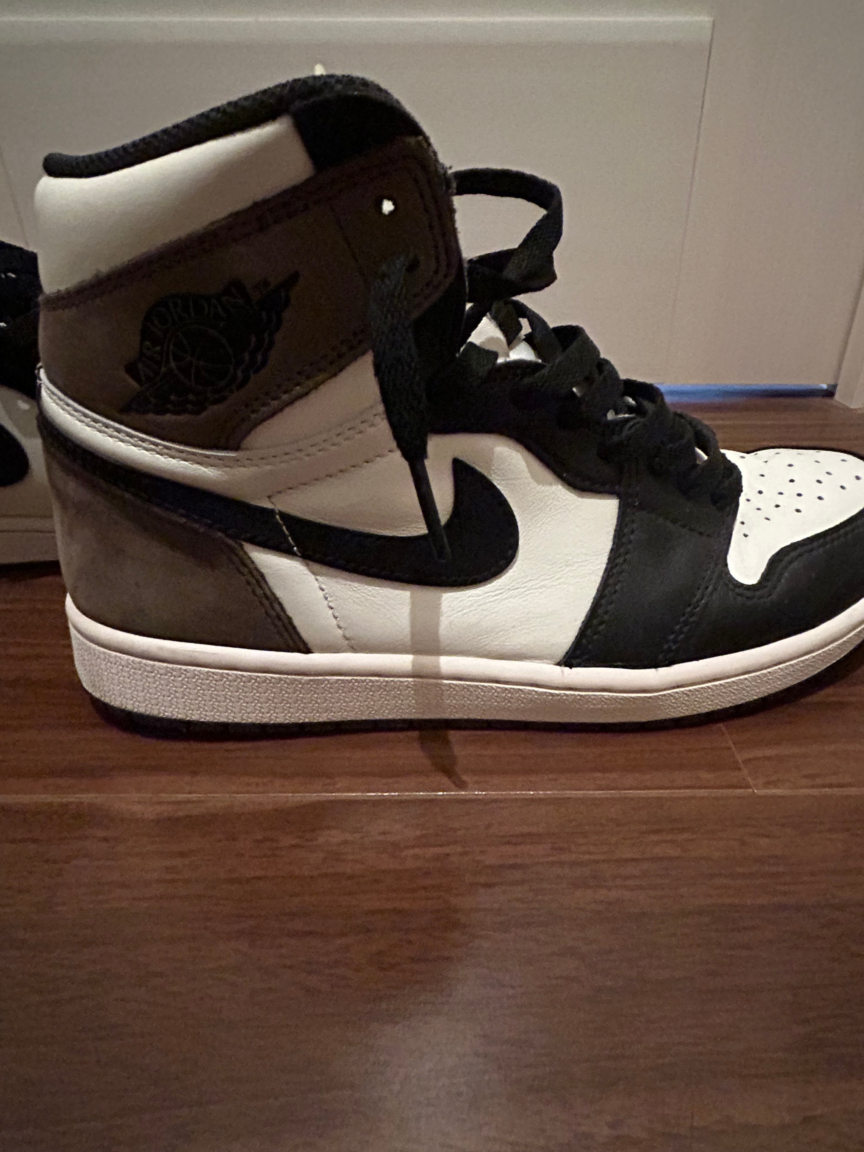 ナイキ エアジョーダン1 ハイ OG "セイル/ダークモカ/ブラック"