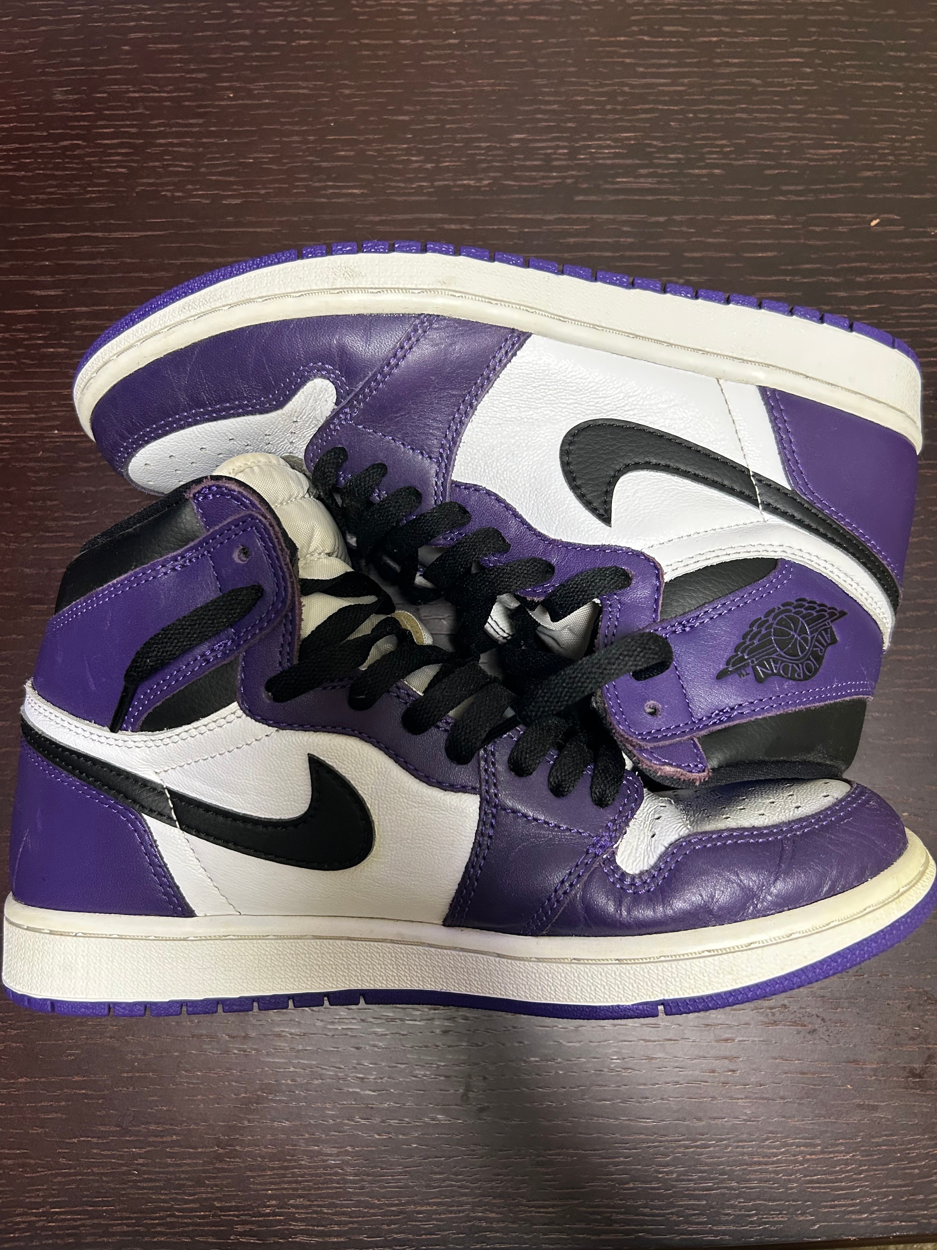 ナイキ エアジョーダン1 レトロ ハイ OG "コートパープル ホワイト/ブラック" (2020)