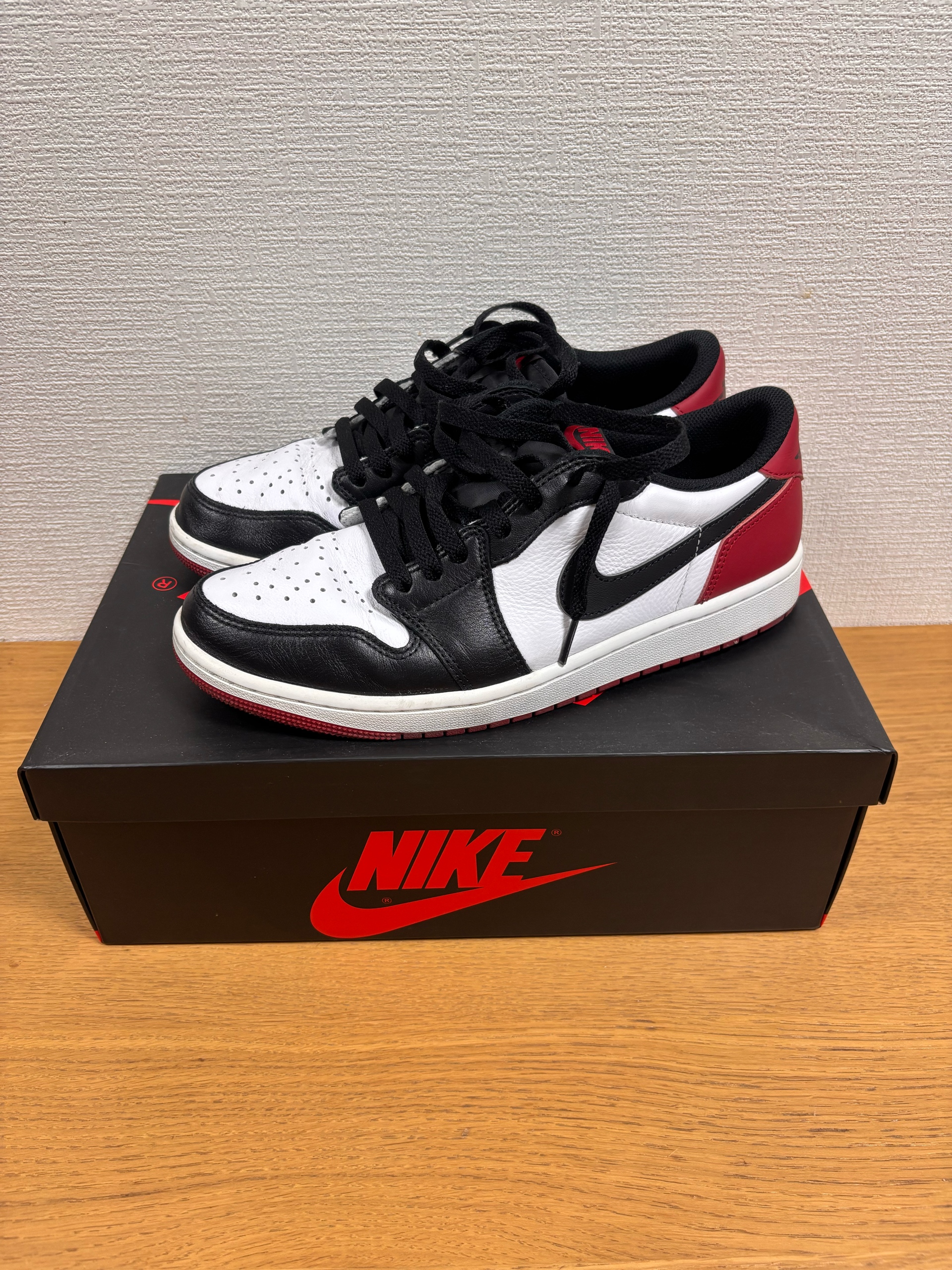 Nike Air Jordan 1 Retro Low OG "Black Toe"