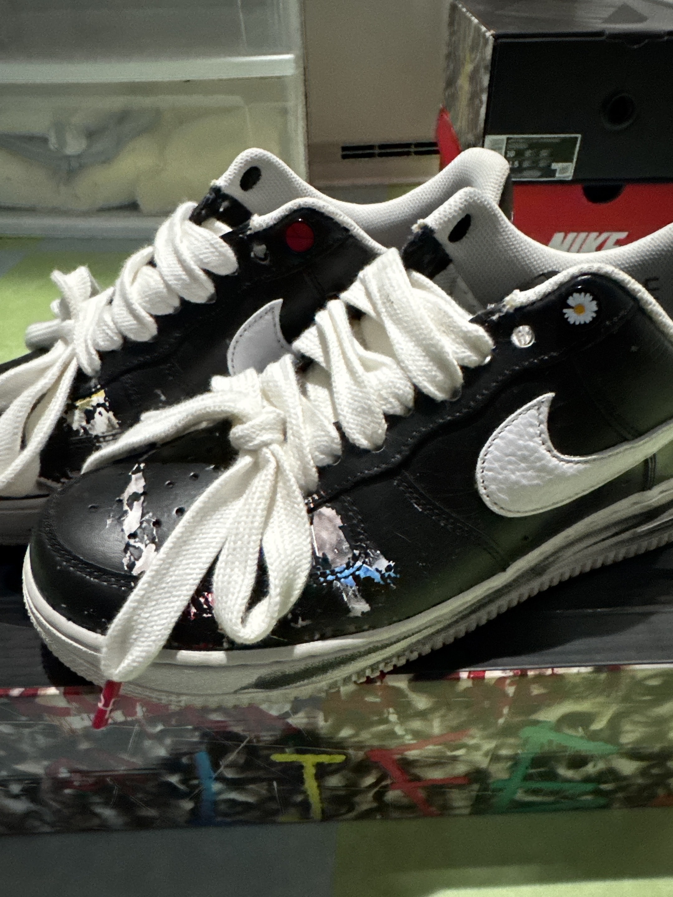 PEACEMINUSONE × Nike Air Force 1 Low Para Noise "Black" / G-DRAGON