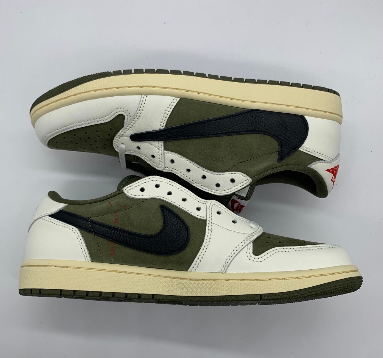 Travis Scott × Nike Air Jordan 1 Low OG SP "Reverse Olive"