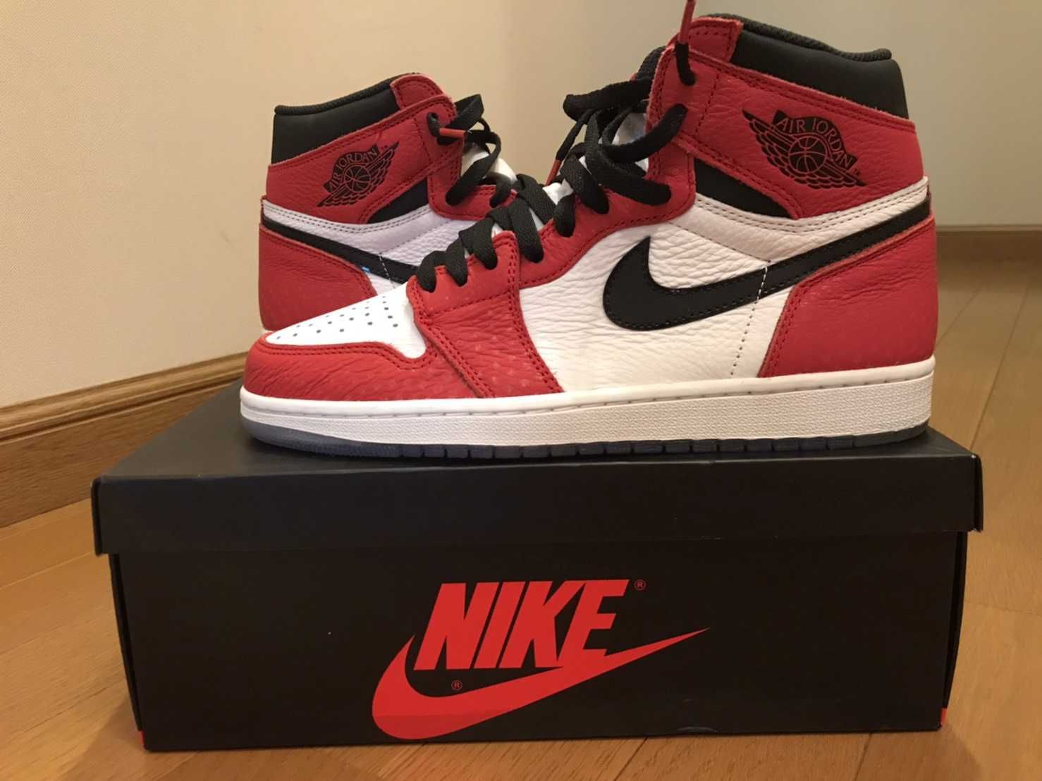 Spiderman × Nike Air Jordan 1 Origin Story "Gym Red/White/Photo Blue/Black"