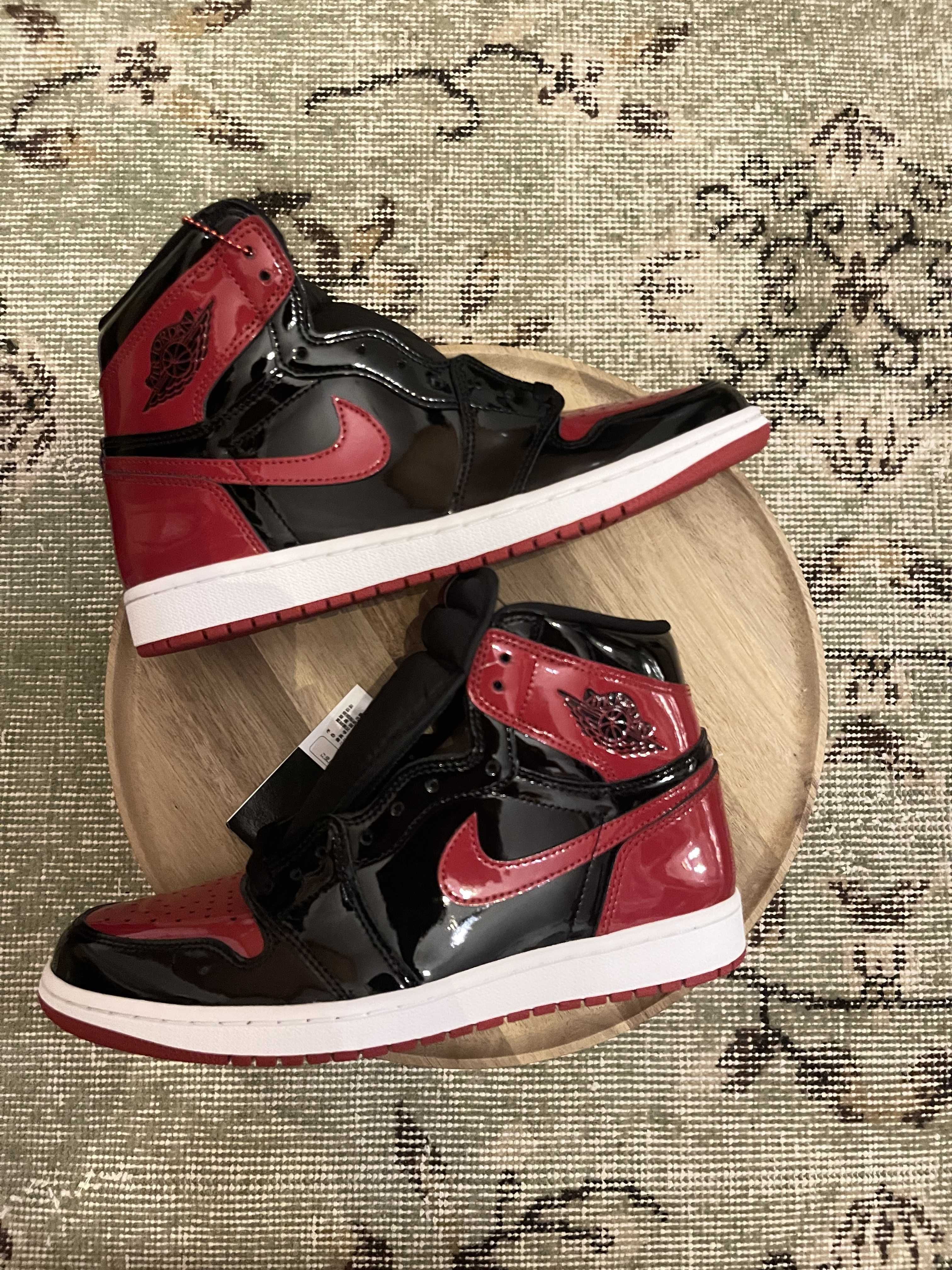 Nike GS Air Jordan 1 High OG "Patent Bred"