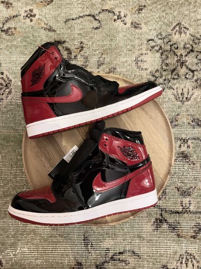 Nike GS Air Jordan 1 High OG "Patent Bred"