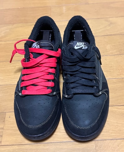 Travis Scott × Nike Air Jordan 1 Low OG SP "Black Phantom"